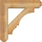 Ekena Millwork Balboa Craftsman Rough Sawn Bracket w/ Offset Brace, Western Red Cedar, 6"W x 22"D x 22"H BKT0604X22X22BOA04RWR - alternate 3